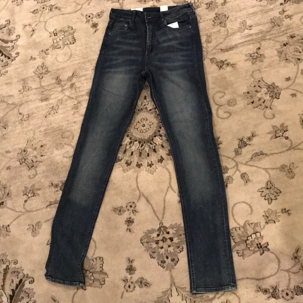 H&M High Waist Skinny Jeans Sz. 30, 34 inseam